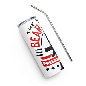 The Right to Bear Arms Freedom Liberty White Tumbler Cup