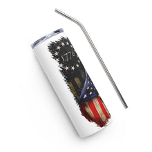 Load image into Gallery viewer, We The People 1776 Flag White Tumbler Cup