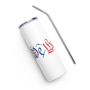 We The People Red, White, and Blue White Tumbler Cup