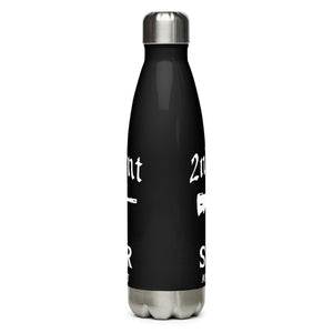 2nd Amendment Supporter Black Tumbler Bottle