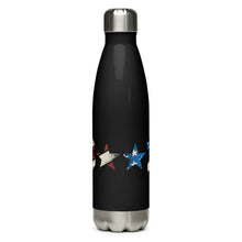 Load image into Gallery viewer, American Flag 1776 Black Tumbler Bottle