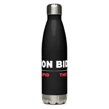 Load image into Gallery viewer, BidenFlation Black Tumbler Bottle
