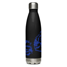 Load image into Gallery viewer, Blue Mount Rushmore Black Tumbler Bottle