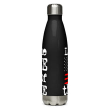 Load image into Gallery viewer, Land of The free Black Tumbler Bottle
