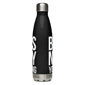 Not My President Black Tumbler Bottle