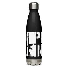 Load image into Gallery viewer, Proud Infidel Black Tumbler Bottle