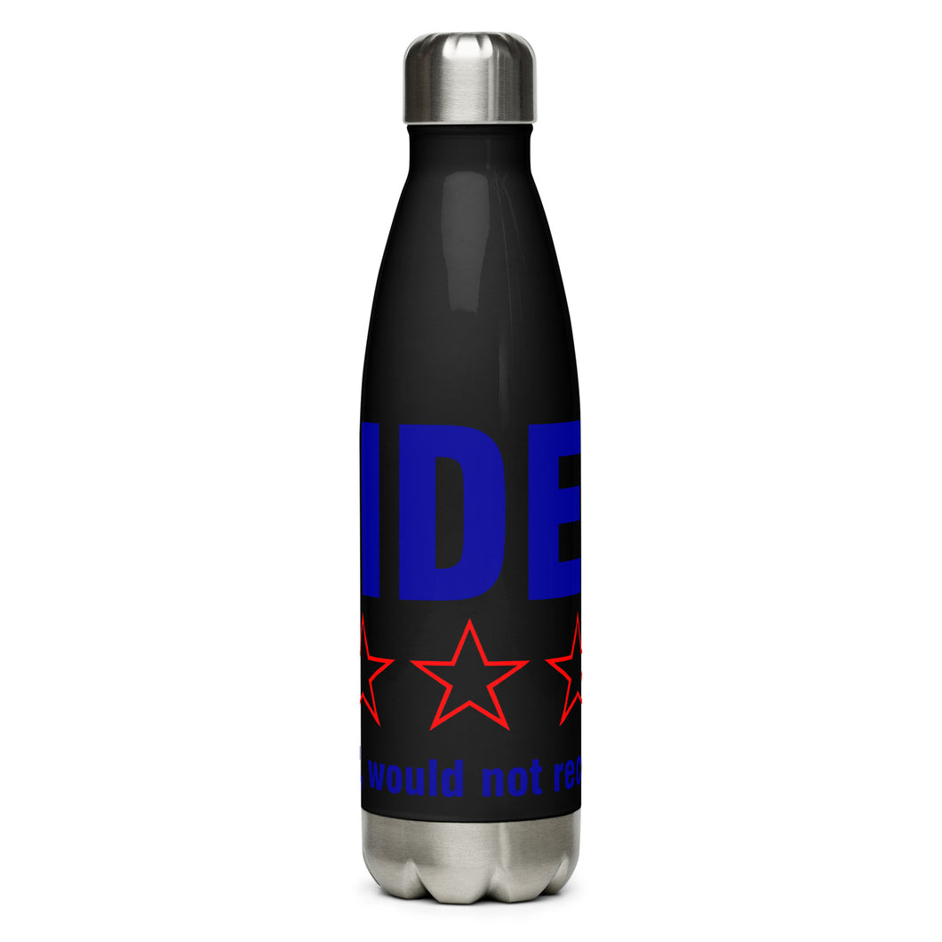 1 Star Biden Black Tumbler Bottle