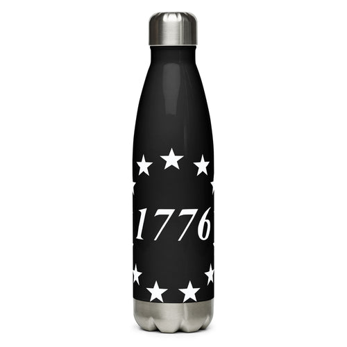 1776 Stars Black Tumbler Bottle