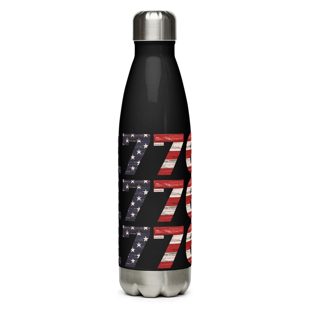 American 1776 Black Tumbler Bottle