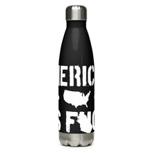 Load image into Gallery viewer, American as F*** Black Tumbler Bottle