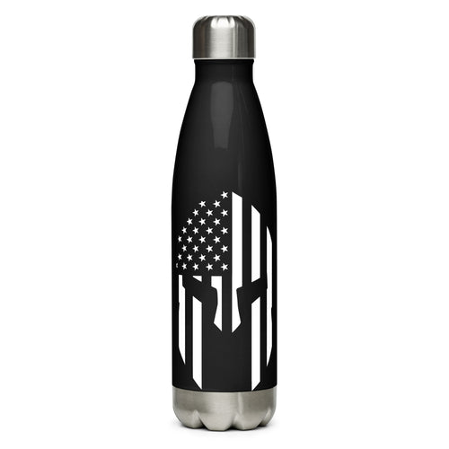 American Spartan Black Tumbler Bottle