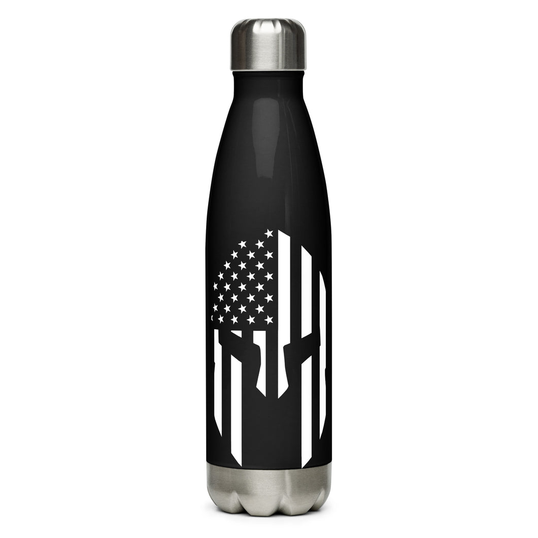 American Spartan Black Tumbler Bottle