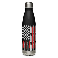 Load image into Gallery viewer, Ammo Flag Black Tumbler Bottle