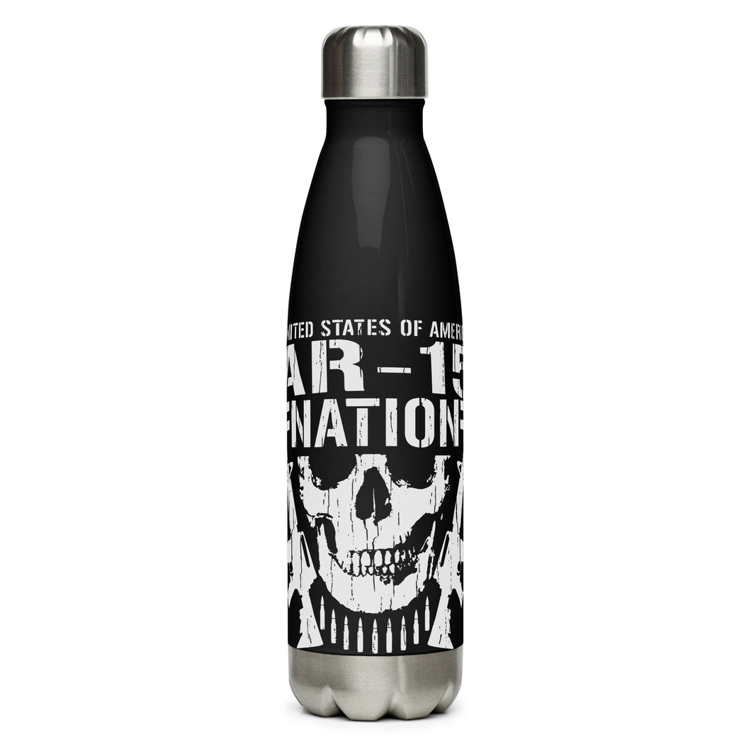 AR15 Nation Black Tumbler Bottle