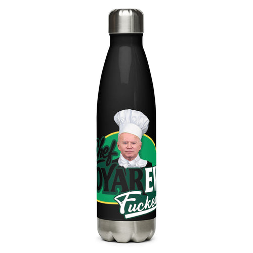 Chef Boyarewe F***ed Black Tumbler Bottle
