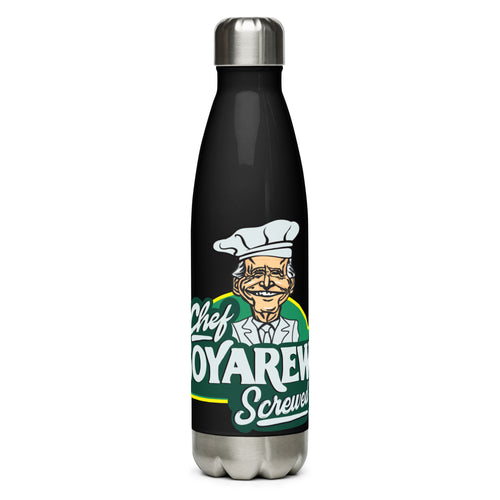 Chef Boyarewe Screwed Black Tumbler Bottle