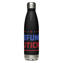 Load image into Gallery viewer, Defund Politicians Black Tumbler Bottle