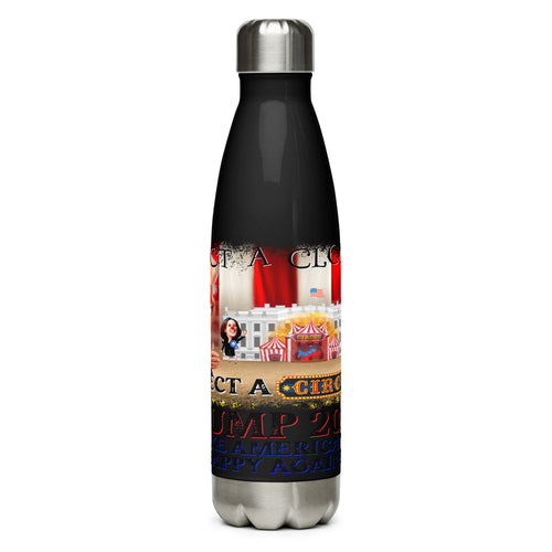 Elect A Clown Black Tumbler Bottle
