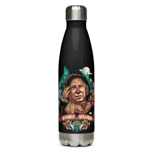 If Biden Only had a Brain Black Tumbler Bottle