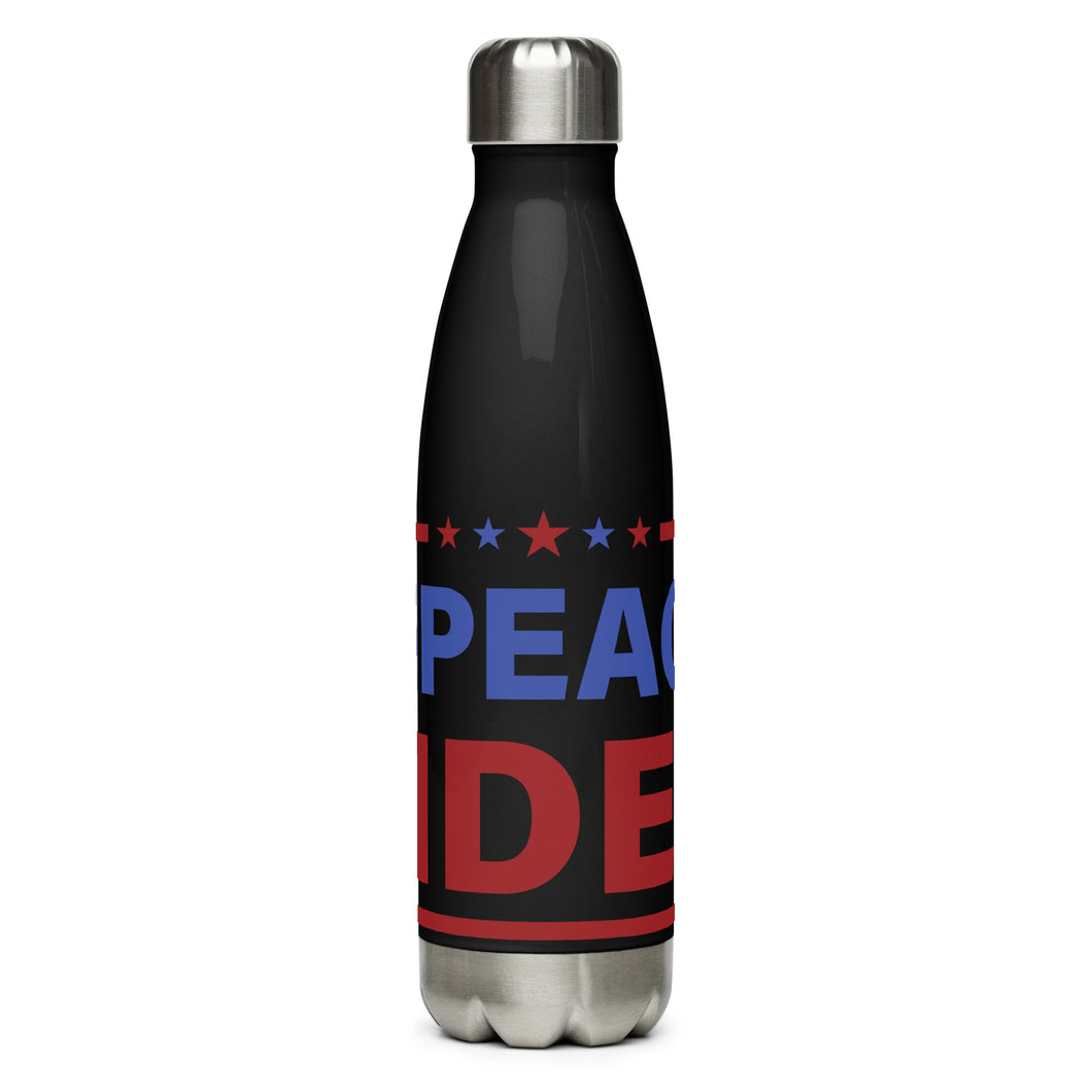 Impeach Biden Black Tumbler Bottle