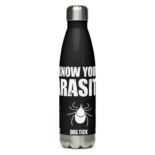 Know Your Parasites Black Tumbler Bottle