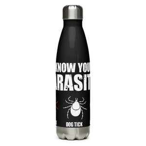Know Your Parasites Black Tumbler Bottle