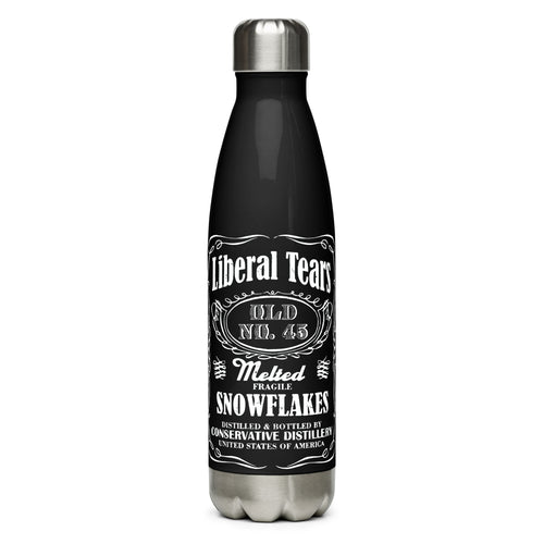 Liberal Tears Whiskey Black Tumbler Bottle