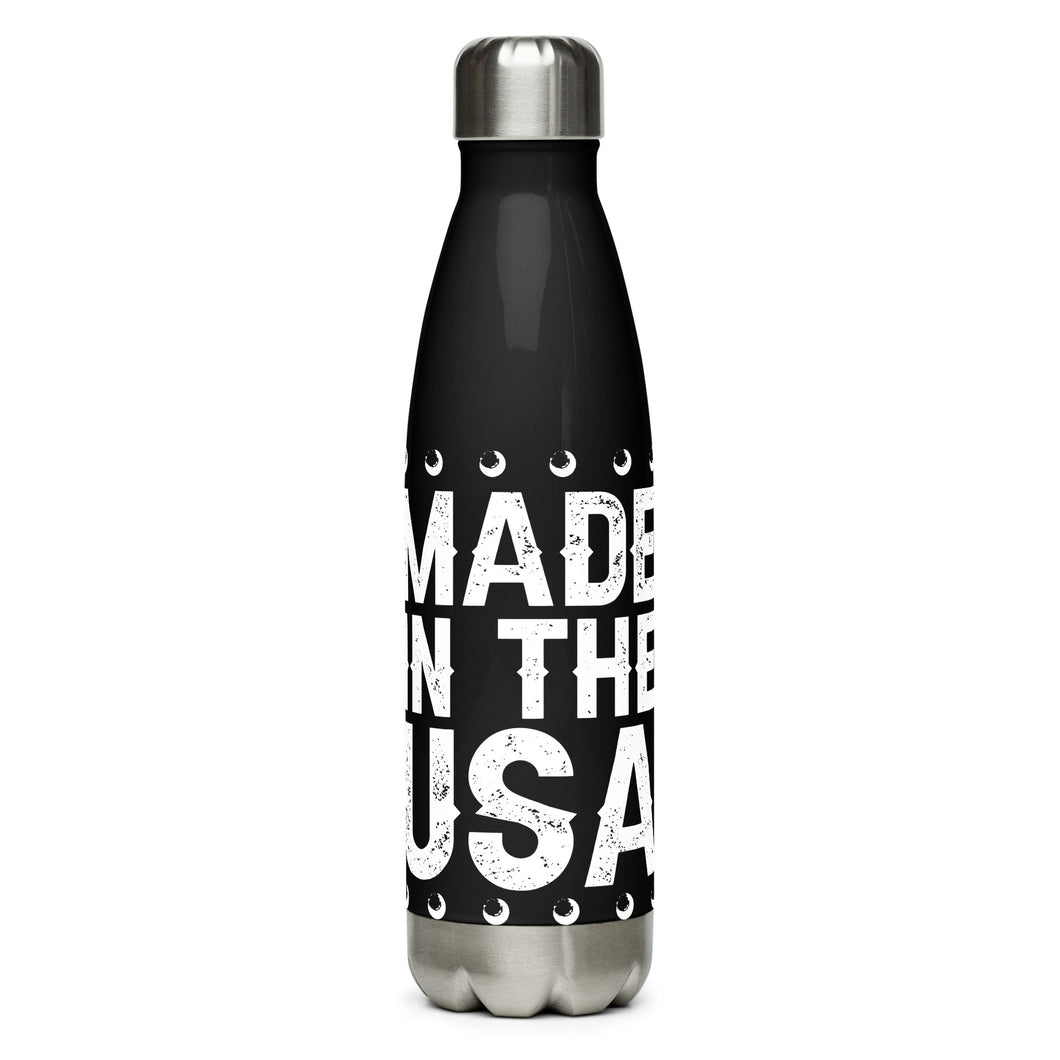Made in The U.S.A. Black Tumbler Bottle