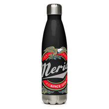 Load image into Gallery viewer, Merica Beer Black Tumbler Bottle