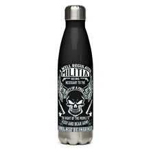 Load image into Gallery viewer, Militia Black Tumbler Bottle