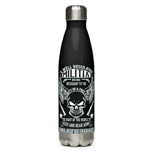 Militia Black Tumbler Bottle