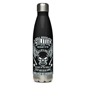 Militia Black Tumbler Bottle