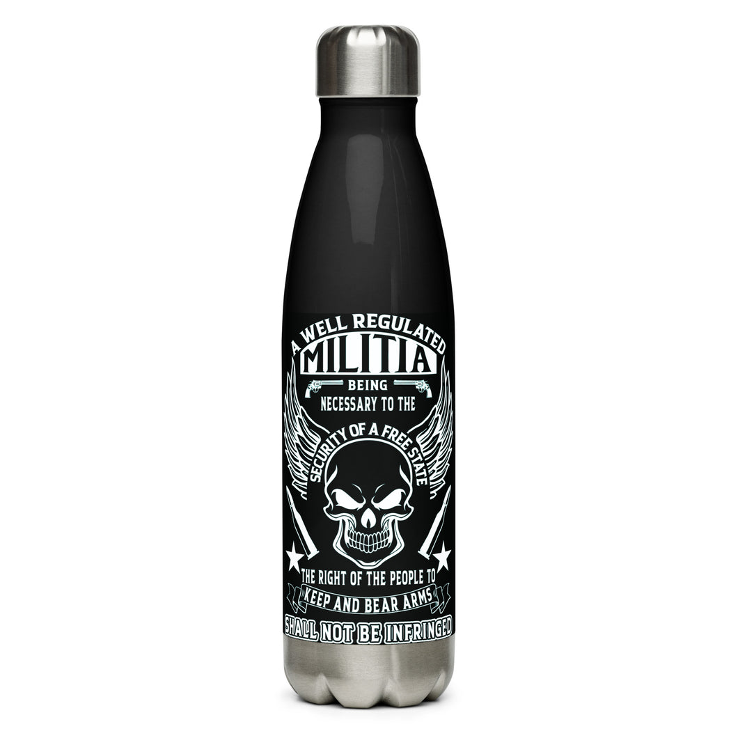 Militia Black Tumbler Bottle