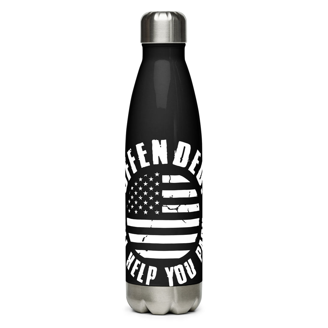 Offended? Black Tumbler Bottle