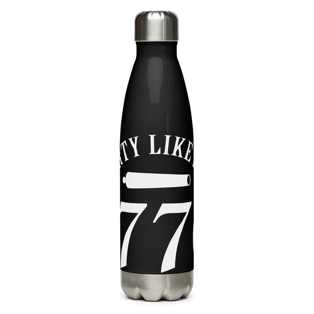 Party Like it's 1776 Black Tumbler Bottle
