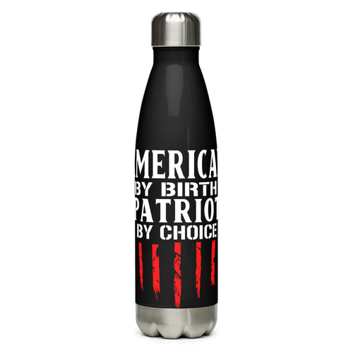 Patriot by Choice Black Tumbler Bottle