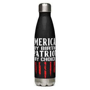 Patriot by Choice Black Tumbler Bottle