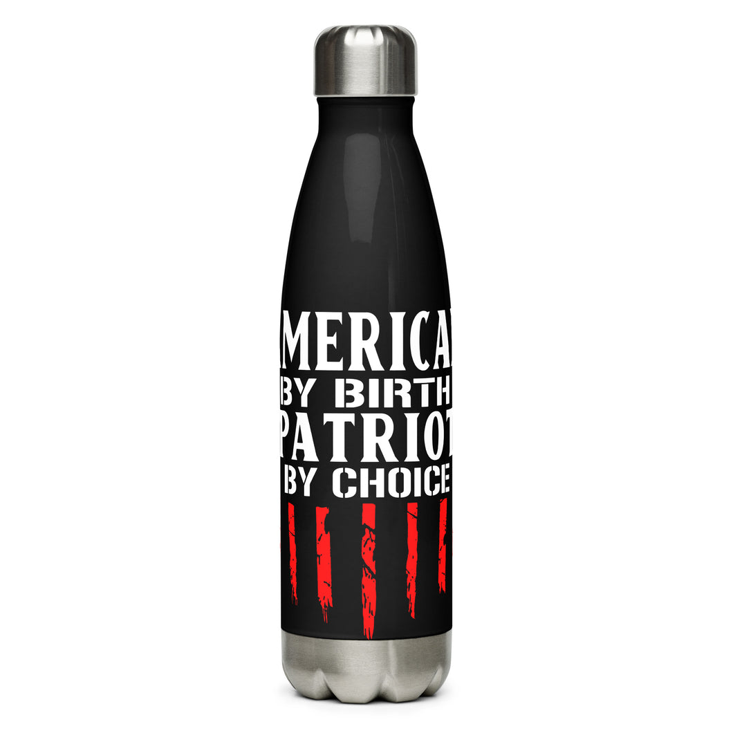 Patriot by Choice Black Tumbler Bottle