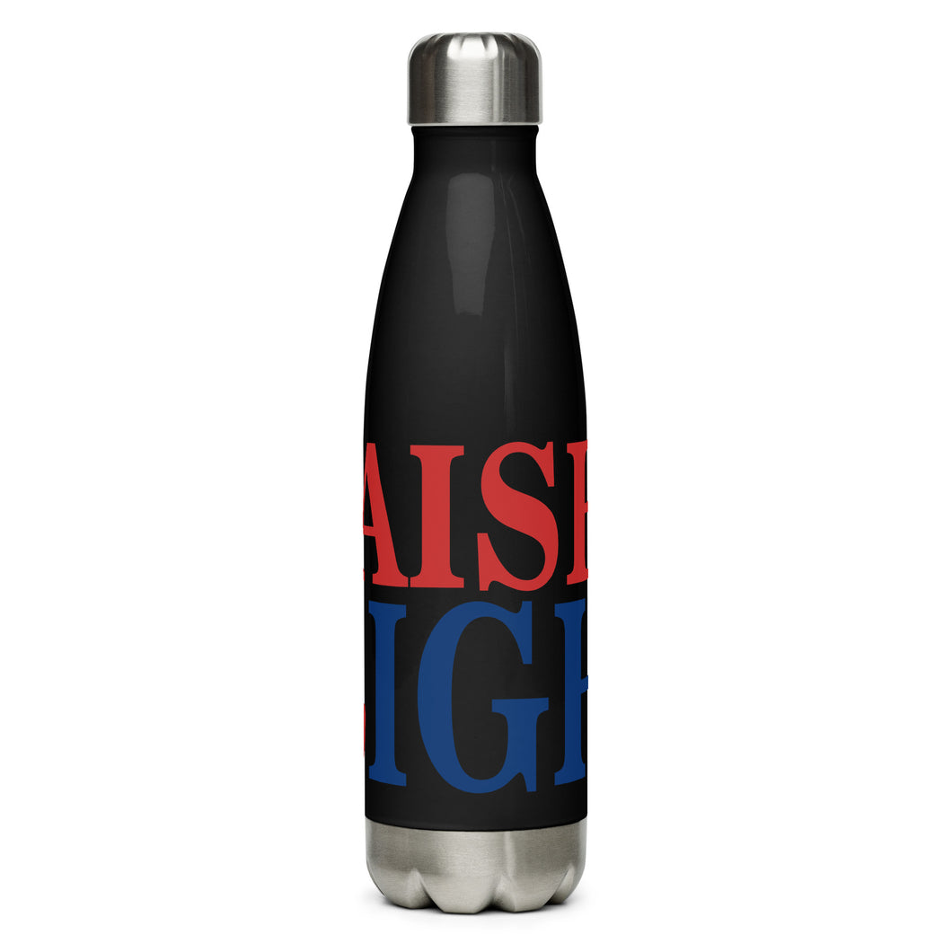 Raised Right Black Tumbler Bottle