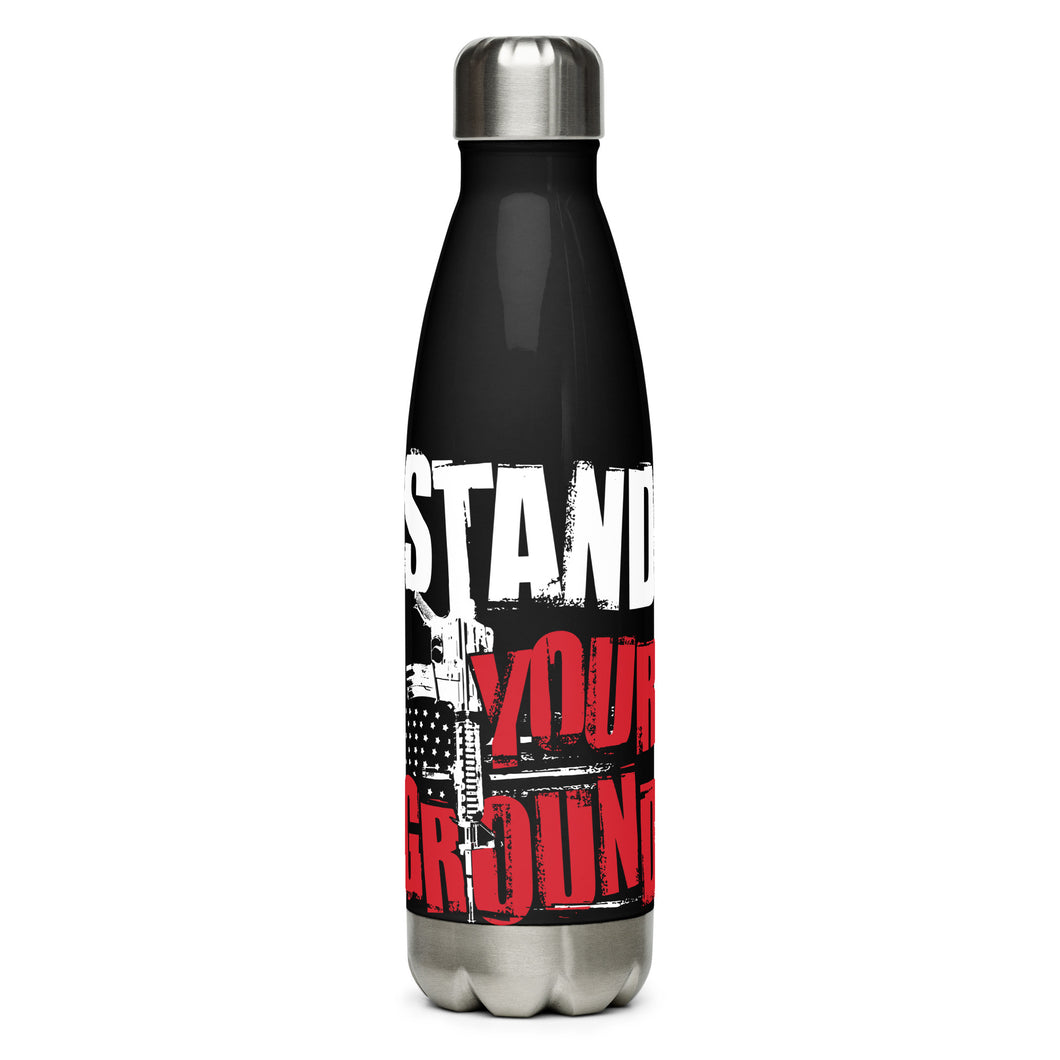 Stand Your Ground Black Tumbler Bottle