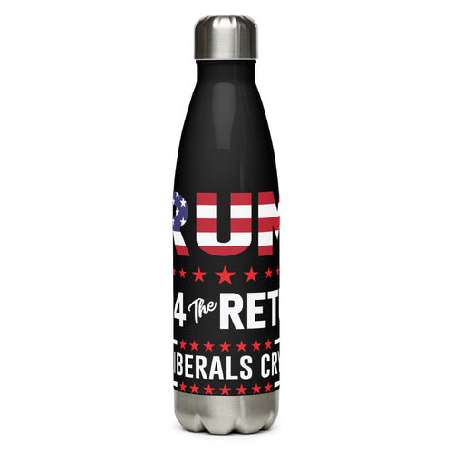 Trump 2024 The Return Black Tumbler Bottle