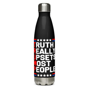 Trump Truth Black Tumbler Bottle