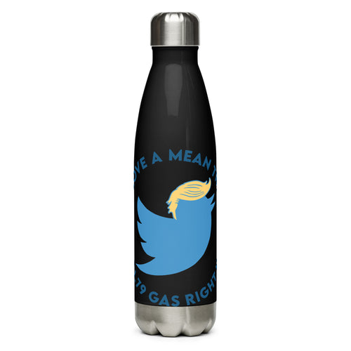 Trump Twitter Black Tumbler Bottle