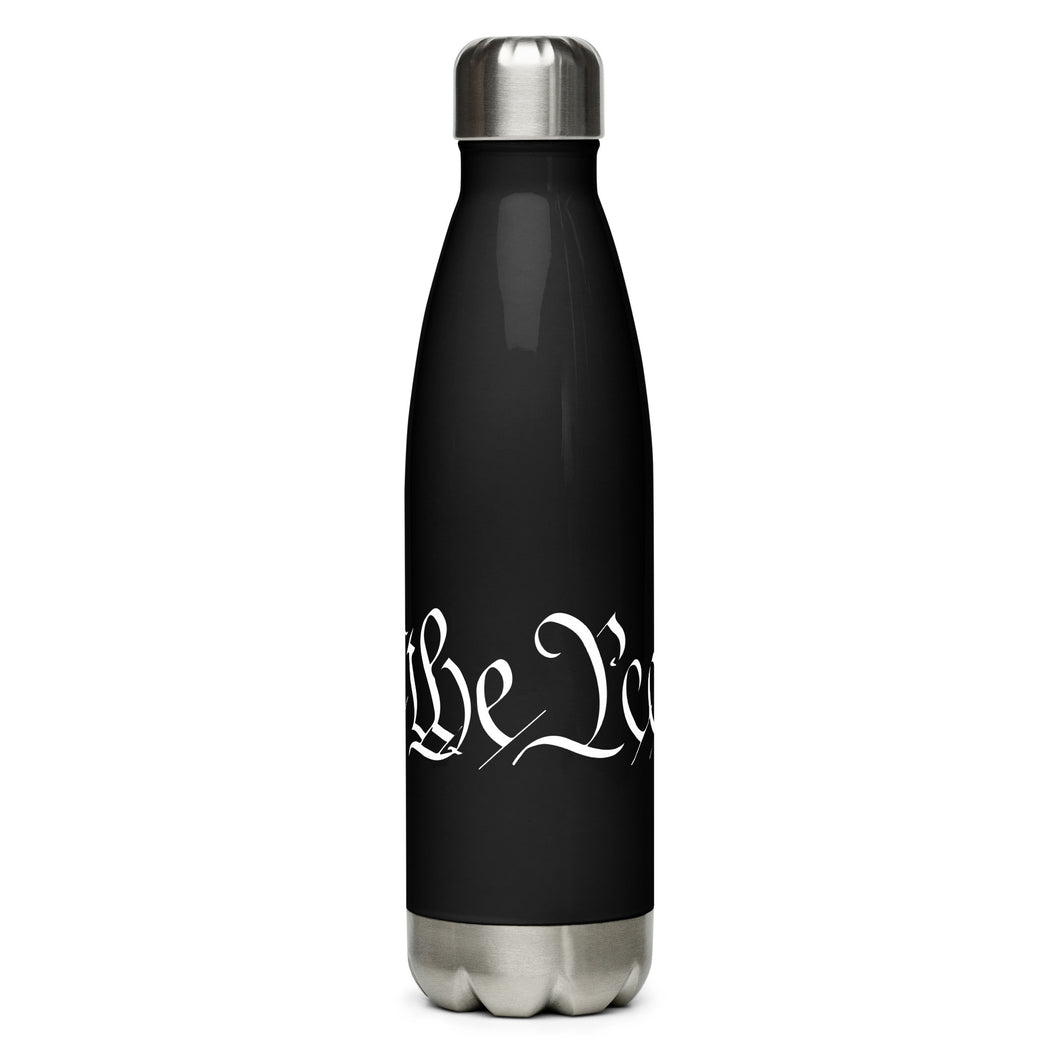 We The People Black Tumbler Bottle