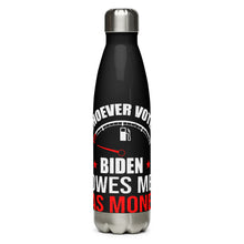 Load image into Gallery viewer, Whoever Voted for Biden Black Tumbler Bottle