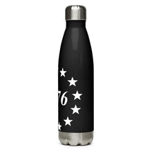 Load image into Gallery viewer, 1776 Stars Black Tumbler Bottle