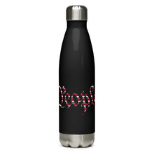Load image into Gallery viewer, American Flag We The People Black Tumbler Bottle