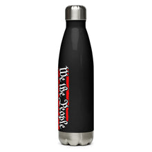 Load image into Gallery viewer, American Flag We The People Black Tumbler Bottle