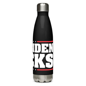 Joe Biden Sucks Black Tumbler Bottle