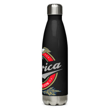 Load image into Gallery viewer, Merica Beer Black Tumbler Bottle